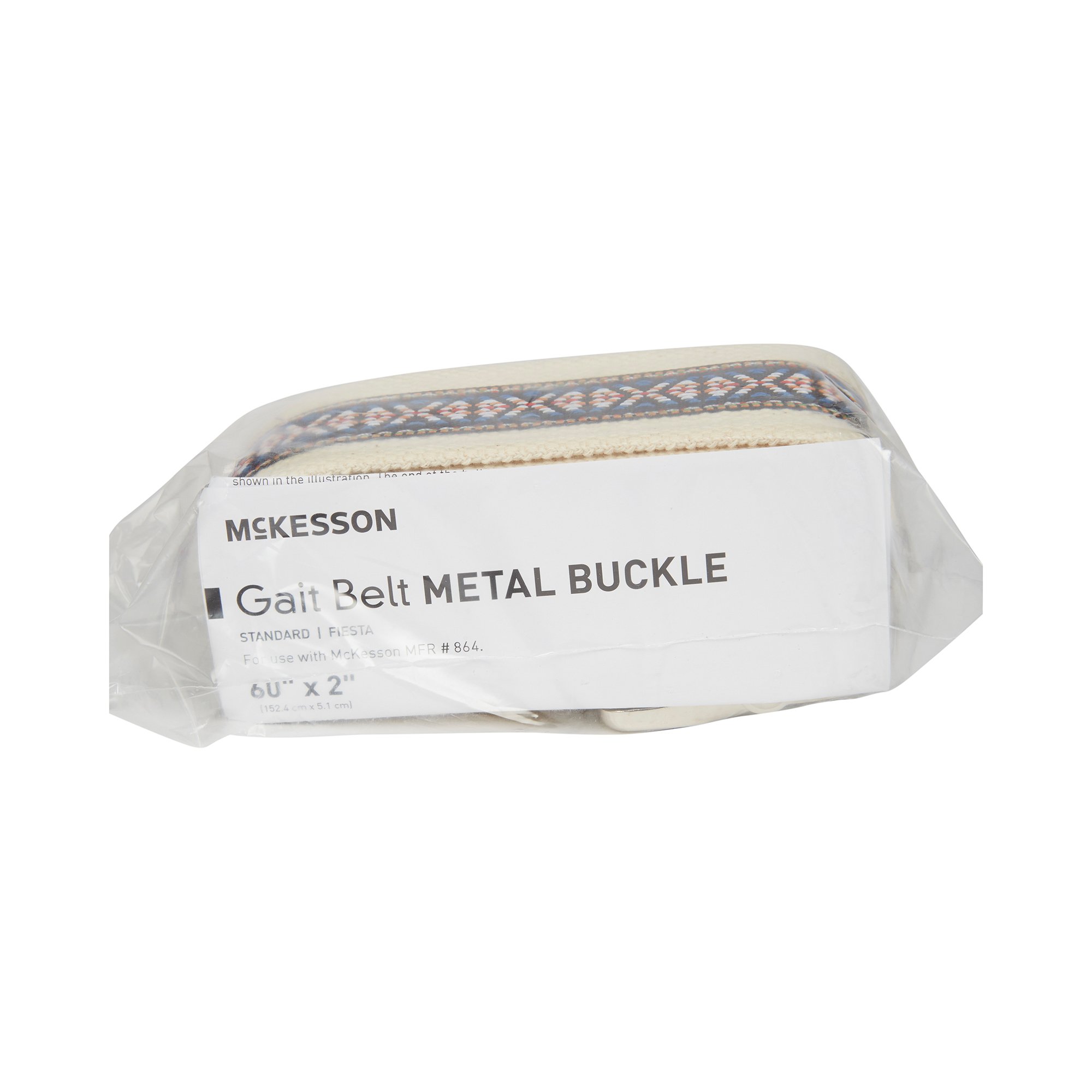 McKesson Transfer and Gait Belt - Walking and Transfer Aid for Caregivers, 60 in, 1 Ct
